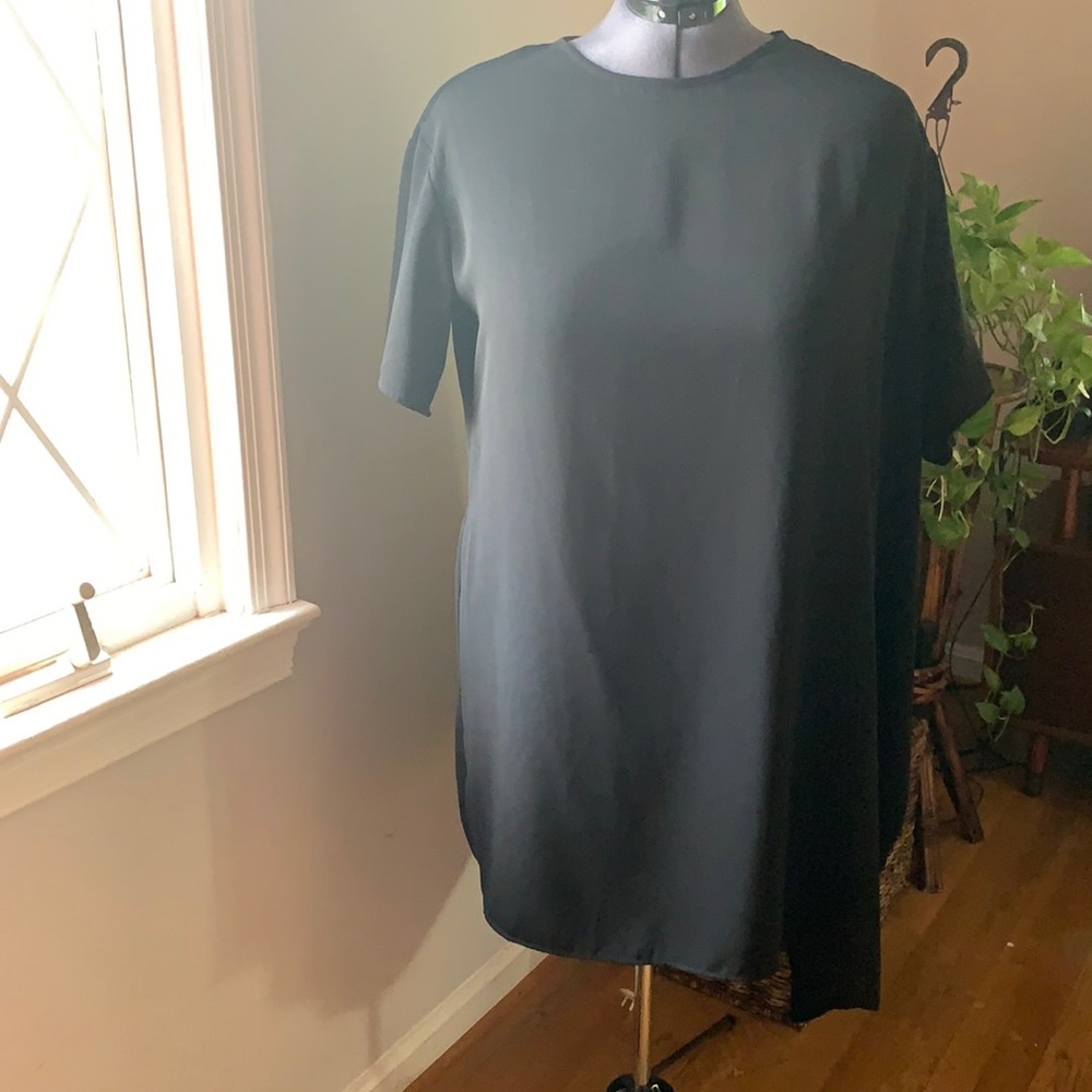 ASOS asymmetrical black dress